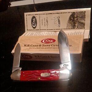 Case XX Red Bone Canoe pocket knife (Model 62131)